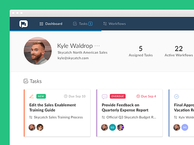 Relay Dashboard Dribbble activity assignee dashboard feed profile relay task ui workflow