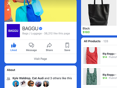 New Goods on Facebook Marketplace business cards commerce facebook like marketplace page profile smb verified