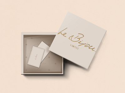 Packaging Design for Le Bijou branding logo luxury packaging design typography