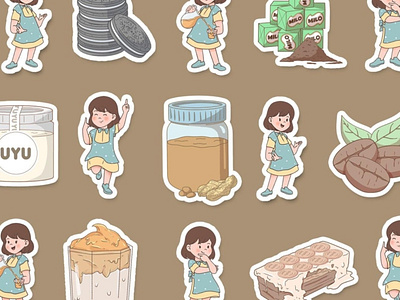 Sticker Sugarmama Illustration