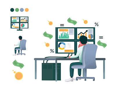 Editorial Illustration - Technical Analysis