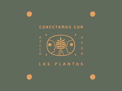 Connection with plants branding classic design engraving illustration logo minimalist mystical nature natureshop plants plantsmagic vector vintage