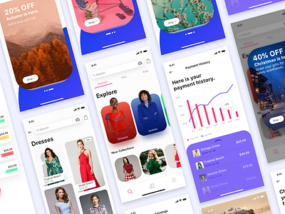 Trendy App Part Ui trendy ui design app shopping