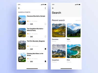 Travel interface exercises 02 app app design ios ui travel app appui design travel ui ui design