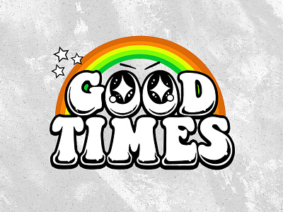 Good Times Rainbow art artist artwork collabs design illustration illustration art illustrator photoshop worldwide
