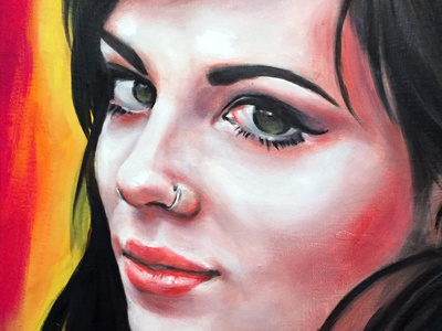 Female Portrait in Oils