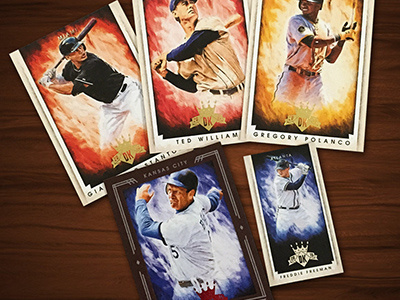 2015 Diamond Kings - base designs baseball cards design mlb sports trading