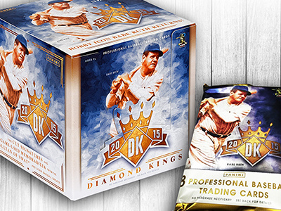 2015 Diamond Kings Baseball - Packaging babe baseball cards design diamond kings mlb packaging ruth sports trading