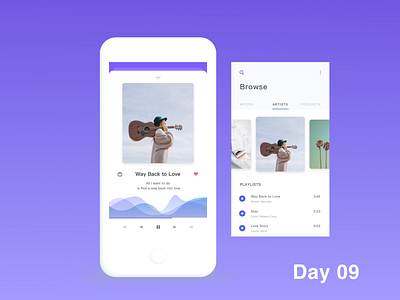 Daily UI 09 - Music Player