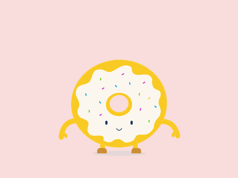 Jumping Donut animation principle