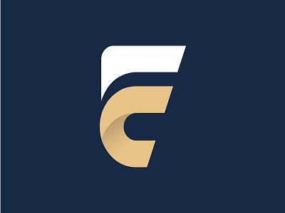 Fc Mark c capital company f financial investment letter c letter f logo