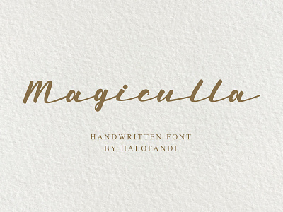Magiculla Script Font