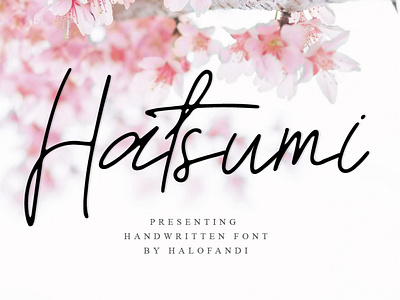 Hatsumi Handwritten Font