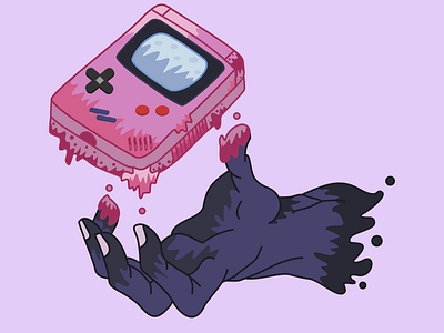 Game Boy debut design dribbble flat gameboy illustration inkscape vector