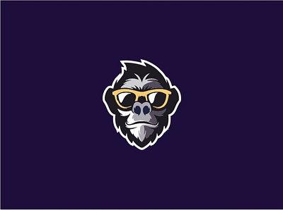 monkey animation app branding design icon illustration logo typography ui vector