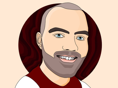 Self Portrait affinity designer illustration vector art graphic design self portrait