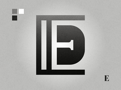 E affinity designer black and white e logo graphic design letter e letter logo lettermark logo