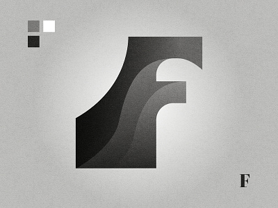 F affinity designer black and white f logo graphic design letter f letter logo lettermark logo