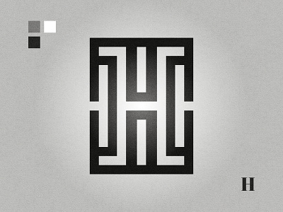H affinity designer black and white graphic design h logo letter h letter logo lettermark logo logo design
