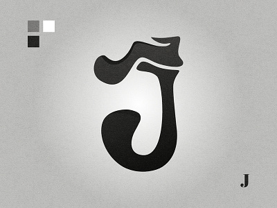 J affinity designer black and white graphic design j logo letter j letter logo lettermark logo