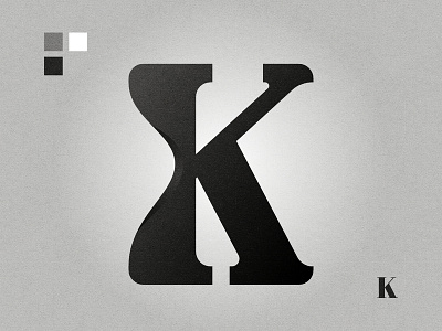 K affinity designer black and white graphic design k k letter k logo letter logo lettermark logo