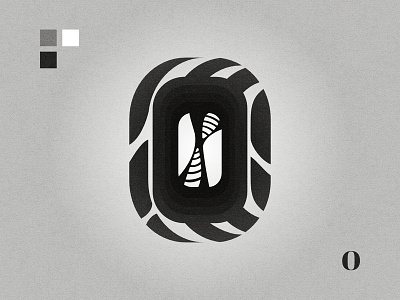 O affinity designer black and white graphic design letter o lettermark logo o o logo