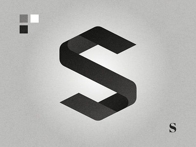 S affinity designer black and white graphic design letter logo lettermark logo logo design s s letter s logo