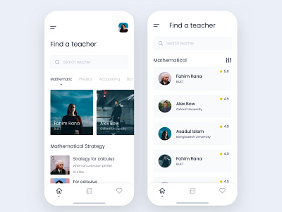 Teaching app concept