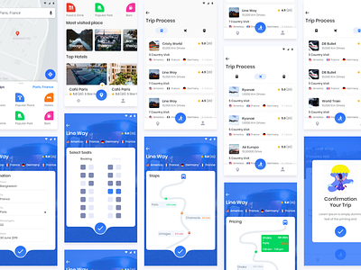 Travel App Concept design dribbble ui ux