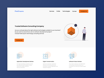 It Consultant Designs Themes Templates And Downloadable Graphic Elements On Dribbble