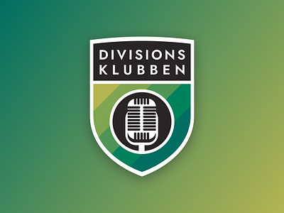 Divisionsklubben Logo division football green logo logo design podcast