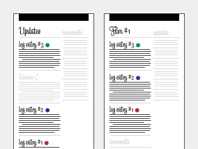 NCDCv5 / Screening Log Architecture architecture black and white liza ncdc