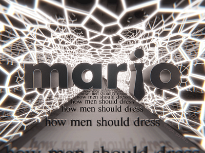 MARIO 3d art blender brand branding clothes clothing brand cycles design graphic design logo mock up photoshop