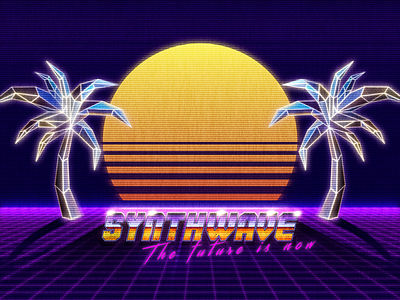 Synthwave 80s 80s style absolutelyrad art design graphic design illustration photoshop rad retrowave synthwave totallyrad