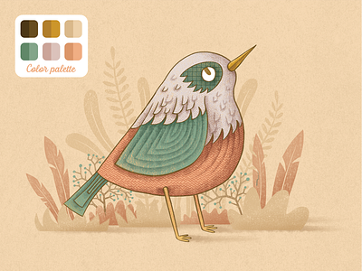 Bird 4 animals art brushes character art characterdesign cintiq colorpalette contemporary contemporaryillustration design digital digitalart drawing fun humor illustration photoshop picture tablet texture