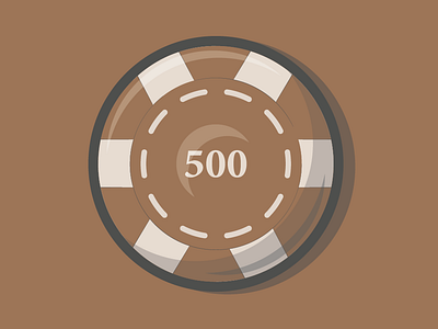 500 Poker Chip