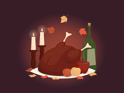 Thankgiving 2019 adobe illustrator design editorial design flat design illustration thanksgiving turkey vector