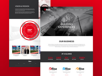 Rise Technologies Website design graphicdesign ui ux webdesign website