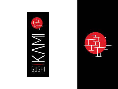 Kami Sushi UAE branding design graphicdesign illustration logo