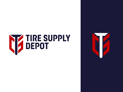 Tire Supply Depot Logo design graphicdesign logo minimal vector