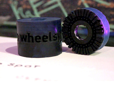 Skateboard wheel printer forge mark print printer prototype skateboard wheel