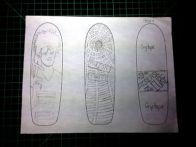 Initial sketches - I'm board 6 art cobra drawing graphic illustration im board 6 movie skate skate deck skateboard sketch