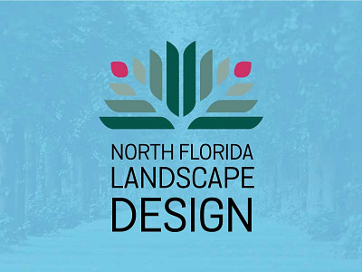 TBT North Florida Landscape Designs logo vertical company design florida grass landscape lawn leaf logo startup tbt