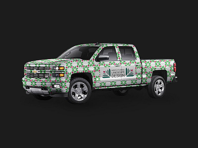 North Florida Landscape Design truck wrap car truck vehicle wrap