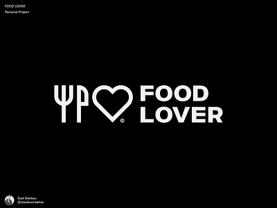 Food Lover Logo brand design brand identity branding flat illustration illustration logo logodesign logos logotype vector