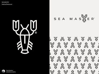 Sea Master Logo v2 brand design brand identity branding flat design flat illustration food icon logo logos logotype restaurant