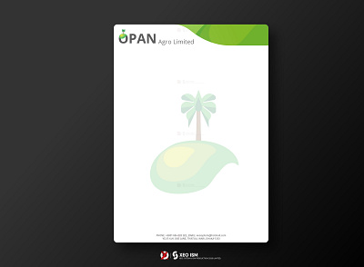 OPAN LETTERHEAD illustraion letterhead design