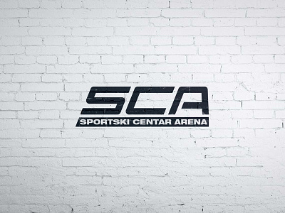 Sport center arena boxing fitness gym logo