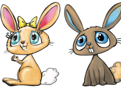 Bunnies!! book bunny childrensbooks cute illustration photoshop