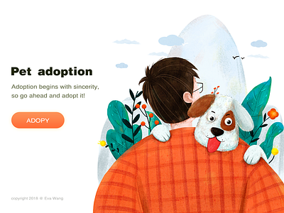 pet illustration ui